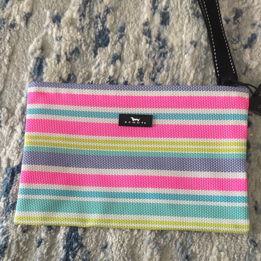 Scout Colorful Striped Clutch